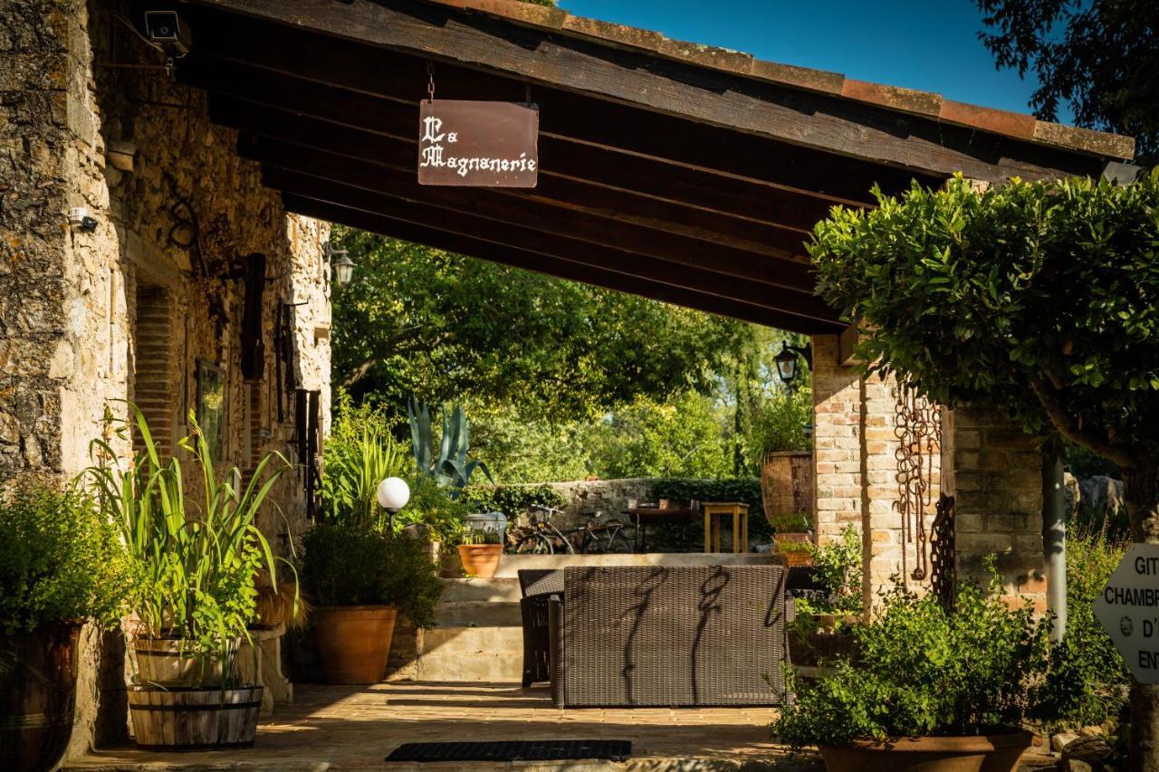 Bed and Breakfast Logis Des Magnans -Les Terrasses Du Coutach - Sauve Exterior foto